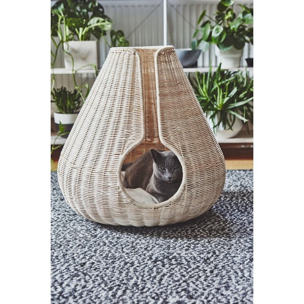 Rotangist kassivoodi ø 56 cm Perla Natural - MiaCara-image-1