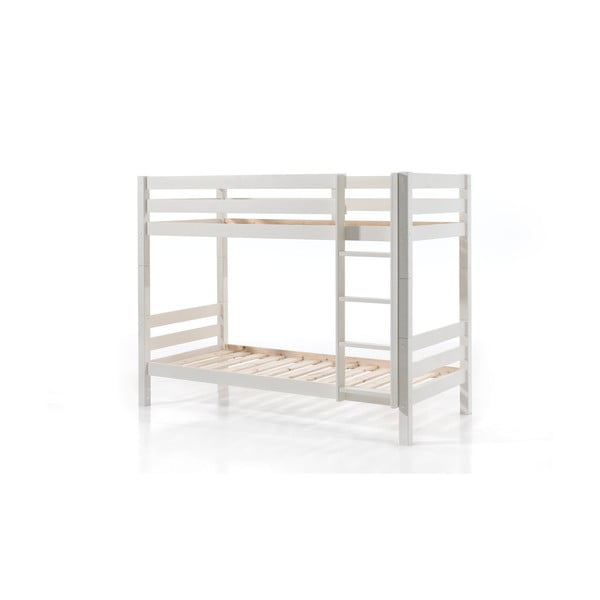 Valge männipuidust laste narivoodi koos panipaigaga PINO - Vipack-image-3