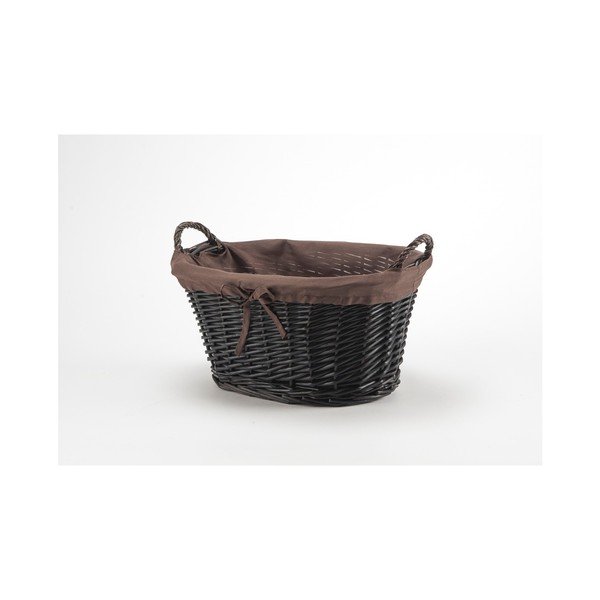 Hnědý proutěný koš Compactor Lima, šířka 43 cm-image-1