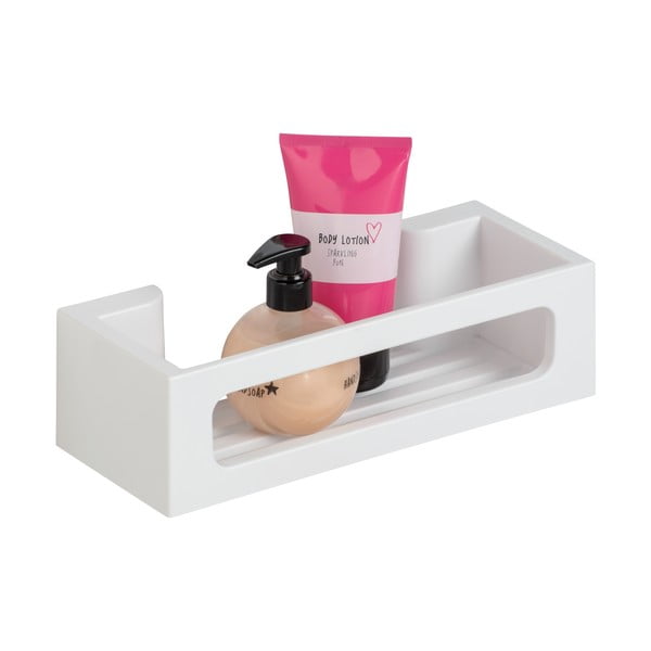 Matt valge plastikust vannitoariiul (ilma puurimiseta)s Turbo-loc Bralia - Wenko-image-3