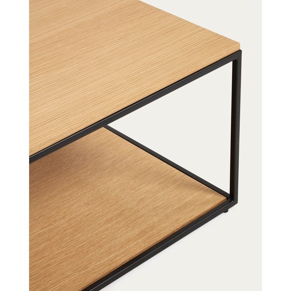 Tammespoonist pealispinnaga diivanilaud 60x110 cm Yoana - Kave Home-image-3