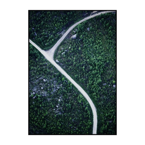 Plakát Imagioo Roads In Forest, 40 x 30 cm