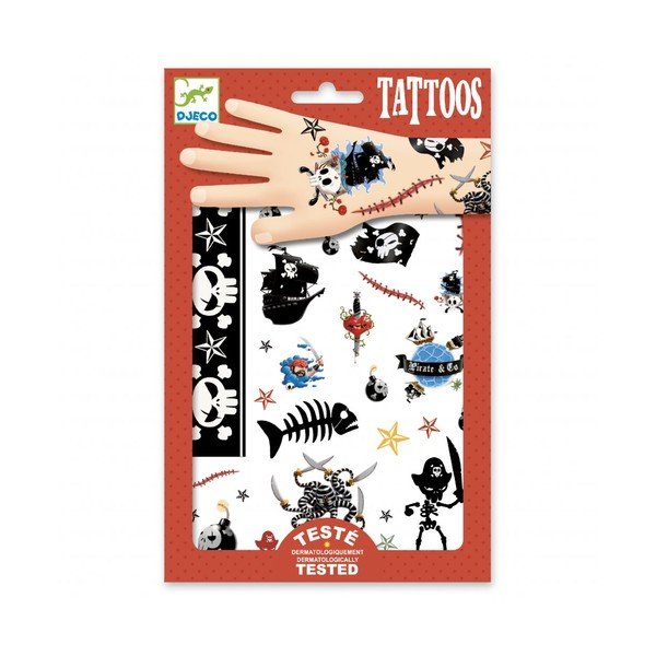 Laste tatoveeringud Pirates – Djeco-image-1