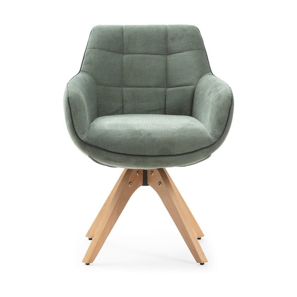 Rohelised pöörlevad söögitoolid 2tk komplektis Donatelo - Marckeric-image-2