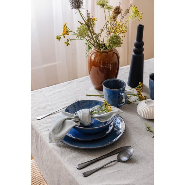 Tumesinine kivikeraamikast õhtusööginõude komplekt 24tk Glosia - Bonami Selection-image-3