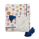 Taaskasutatud puuvillast laste tekk 130x160 cm Cherry - Bloomingville Mini