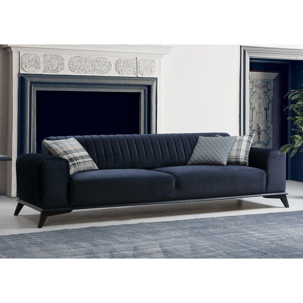 Tumesinine diivan 220 cm Lisa - Balcab Home-image-4