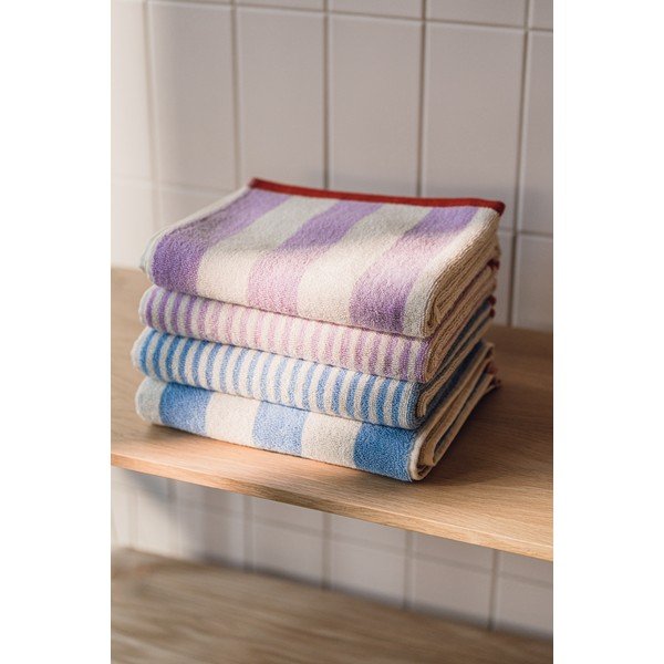 Pruun/kreemikas frotee puuvillane vannirätik 70x140 cm Gobo - noo.ma-image-1