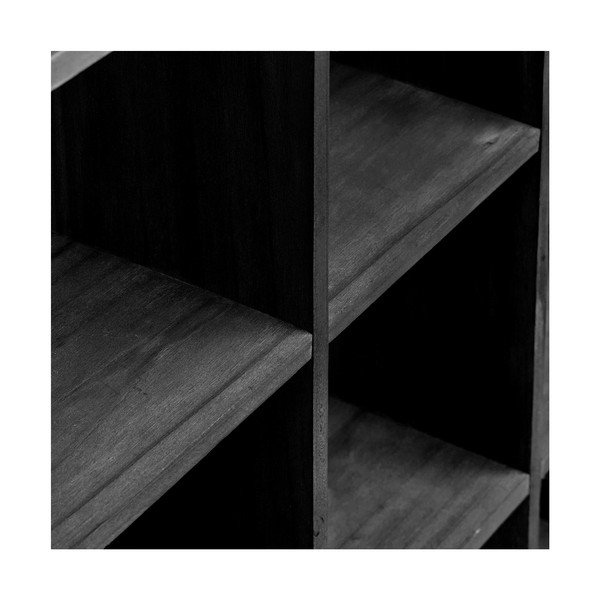 Mustast männipuidust astmeline riiul 46 cm Moss - House Nordic-image-4