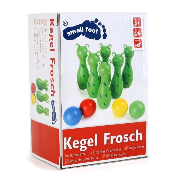 Puidust keeglid Frog - Legler-image-1