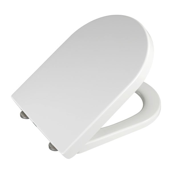 Valge WC-iste lihtsa sulgemisega Premium , 46,5 x 35,7 cm Palma - Wenko-image-1