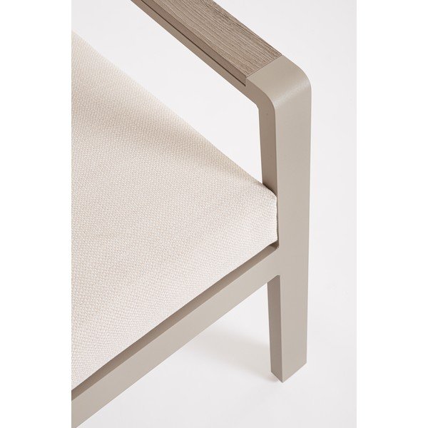 Beež alumiiniumist aiamööbli komplekt 5-le Elna - Bizzotto-image-3