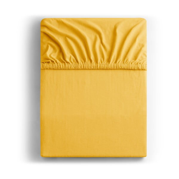 Kollektsioon kollane trikotaaž, 160/180 x 200 cm Amber - DecoKing