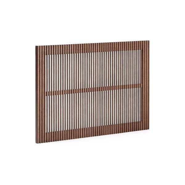 Tumeda naturaalse värvi tuhapuidust peatsiplaat 105x70 cm Beyla - Kave Home