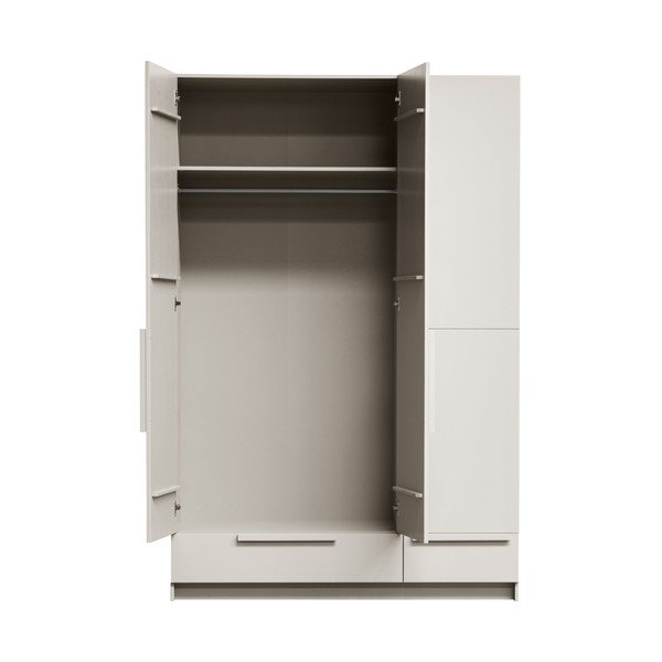 Kreemjas modulaarne männi puitkapp 142x215 cm Pure - WOOOD-image-2