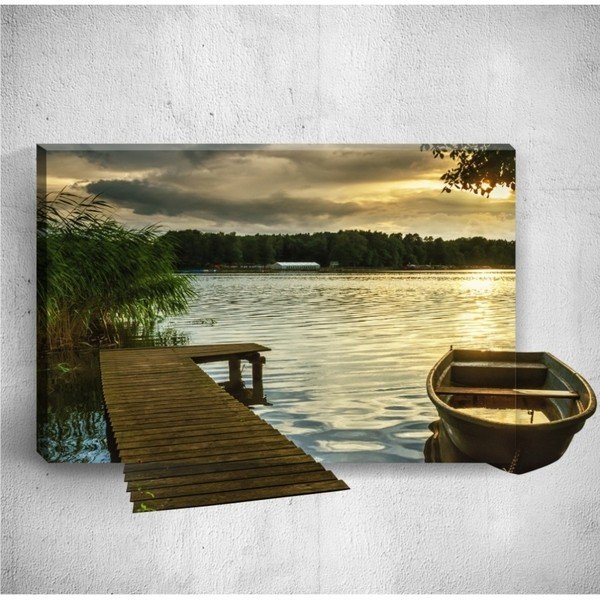 Nástěnný 3D obraz Mosticx Dock, 40 x 60 cm