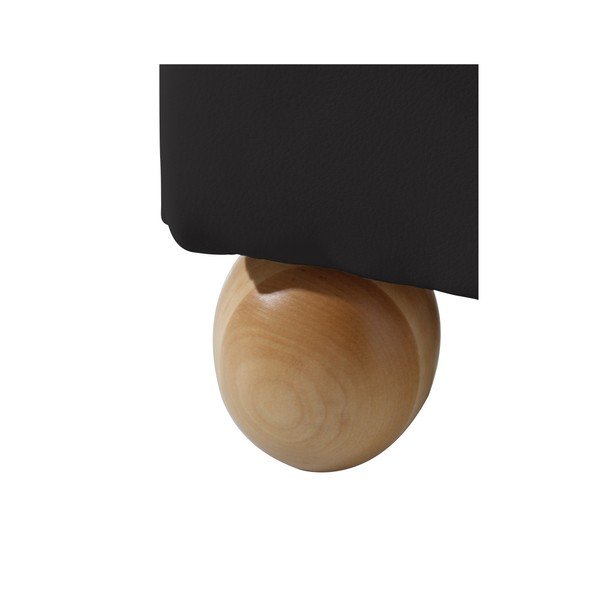 Černé křeslo ušák Max Winzer Monarch Black-image-2