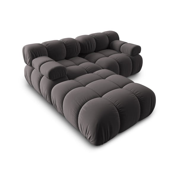 Tumehall sametist nurgadiivan Bellis - Micadoni Home-image-4