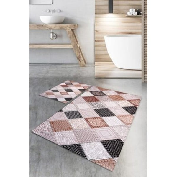 Vannitoamatid 2 tk komplektis 60x100 cm - Mila Home-image-1