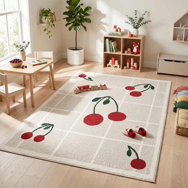 Beež laste vaip 120x170 cm Cherry - ESTE-image-4