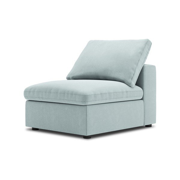 Světle modrá prostřední část modulární manšestrové pohovky Windsor & Co Sofas Galaxy-image-2