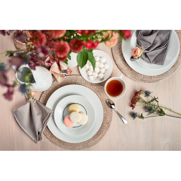 Valge rotangist taldrik, ⌀ 36 cm - Tiseco Home Studio-image-3