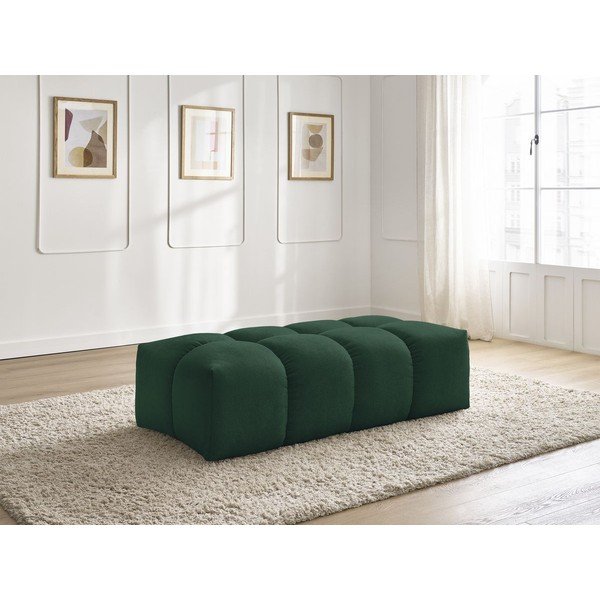 Roheline buklee kangast jalapink Everest - Bobochic Paris-image-1