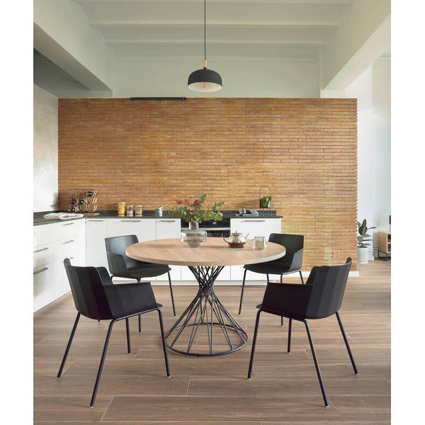 Ümmargune söögilaud ø 120 cm Niut - Kave Home-image-1