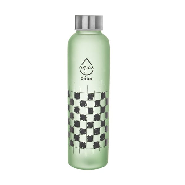 Roheline klaaspudel 600 ml Šachovnice - Orion