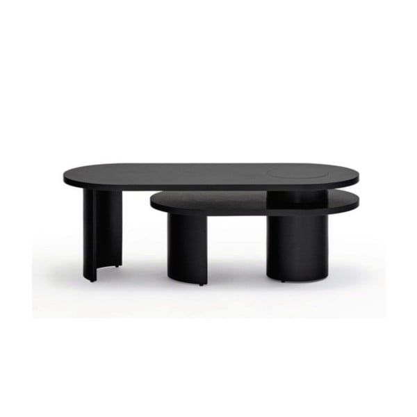 Must kohvilaud tuhast 120x50 cm Nori - Teulat