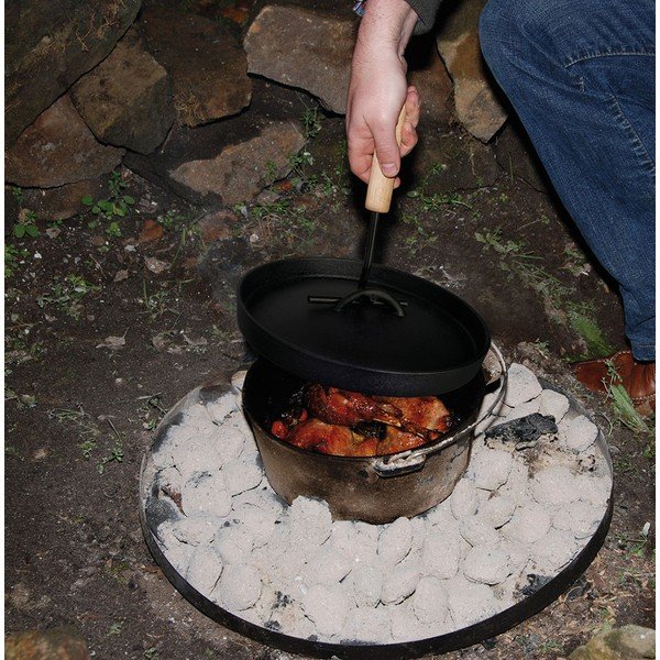 Litinový kotlík do ohniště Esschert Design Camping, 3 l-image-1