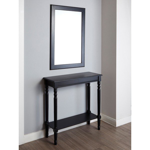 Mustast männist konsoollaud 30x80 cm Heritage - Premier Housewares-image-2