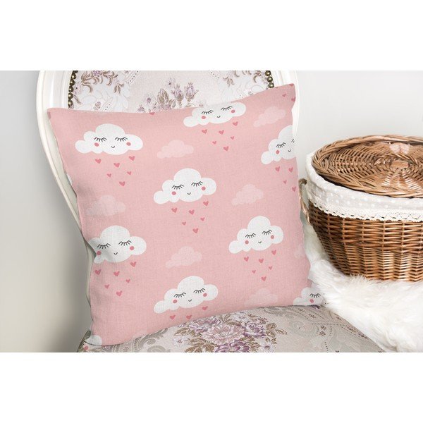 Povlak na polštář s příměsí bavlny Minimalist Cushion Covers Modern Cloud Modern, 45 x 45 cm-image-1