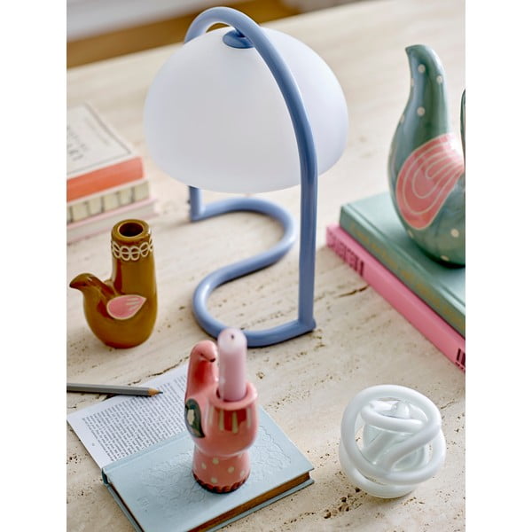 Roheline käsitsi maalitud kivivara vaas (kõrgus 19 cm) Trudy - Bloomingville-image-4