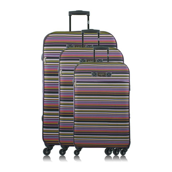 Sada 3 cestovních kufrů na kolečkách INFINITIF Love