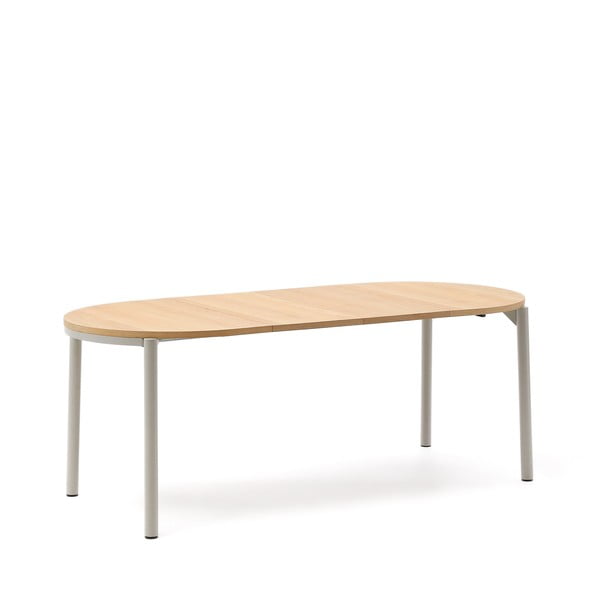 Kokkupandav söögilaud tammedekooriga 90x120 cm Montuiri - Kave Home-image-2