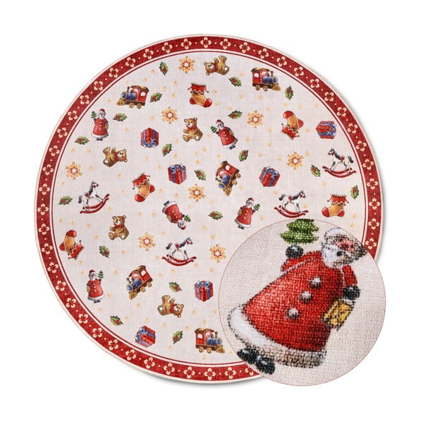 Punane jõulumotiividega ümmargune vaip ø 150 cm Red Christmas – Villeroy&Boch