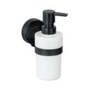 Must-valge seinale paigaldatav seebidosaator Static-Loc® Plus Pavia - Wenko