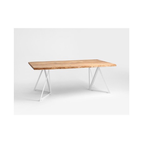 Jídelní stůl s deskou z dubového dřeva Custom Form Sherwood, 180 x 90 cm-image-2