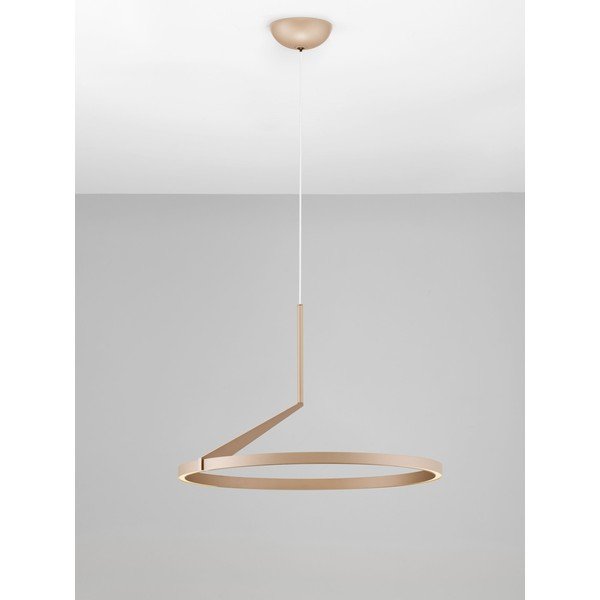 Alumiiniumist hämardatav LED-rippvalgusti roosakuldses värvitoonis, läbimõõduga 60 cm Tilia - Nova Luce-image-3