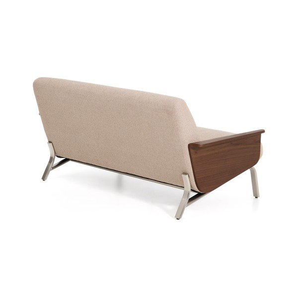 Helepruun šenillist diivan 165 cm Amsen - Kave Home-image-4