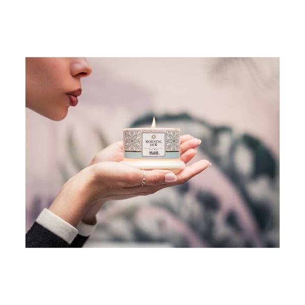 Sojavaha küünal, põlemisaeg 72 tundi Morning Dew - We Love Candles-image-3