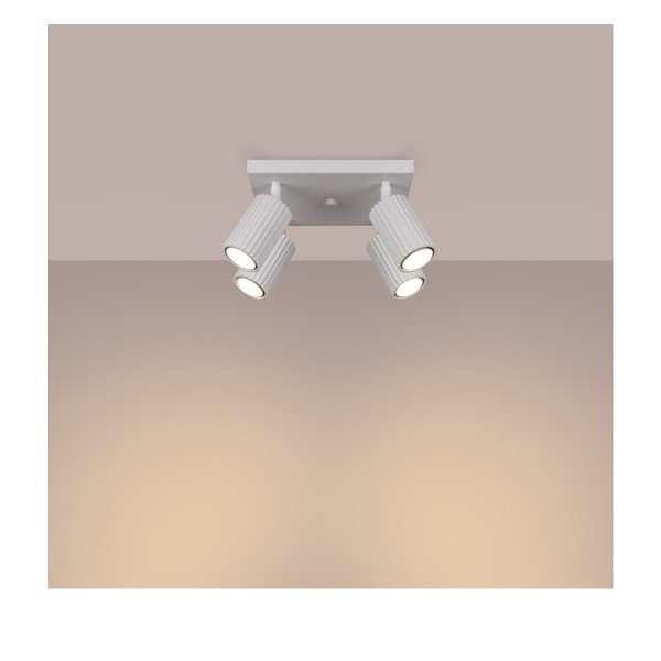 Valge laevalgusti 25x25 cm Gleam - Sollux-image-2