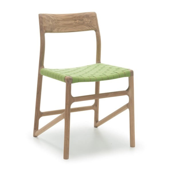 Židle Fawn White Pigment Gazzda, zelená