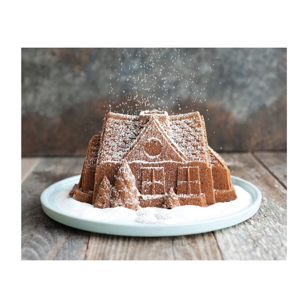 Hõbedast koogivorm , 2,1 l Gingerbread House - Nordic Ware-image-2