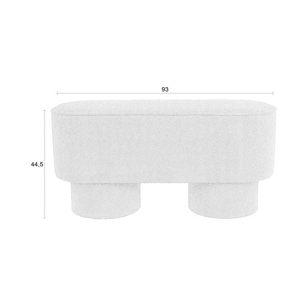 Valge bukleekangast pink Marcos - White Label-image-4