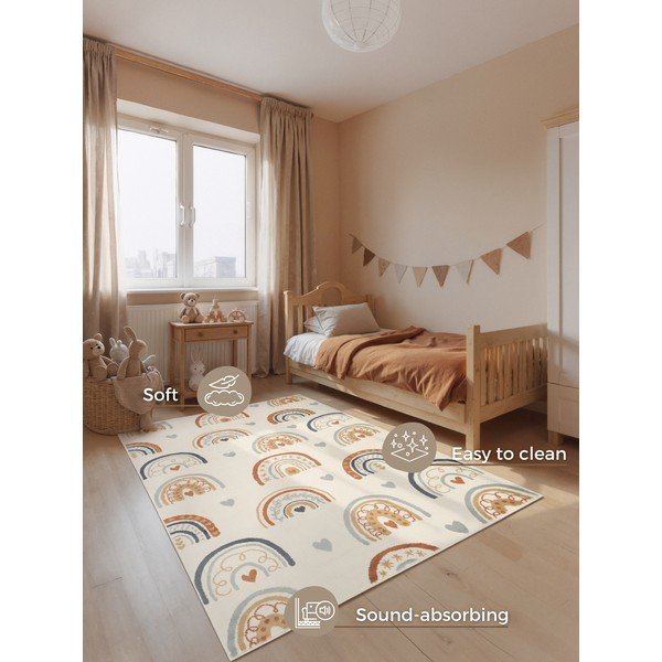 Kreemikas laste vaip 200x290 cm Bowie - Hanse Home-image-2