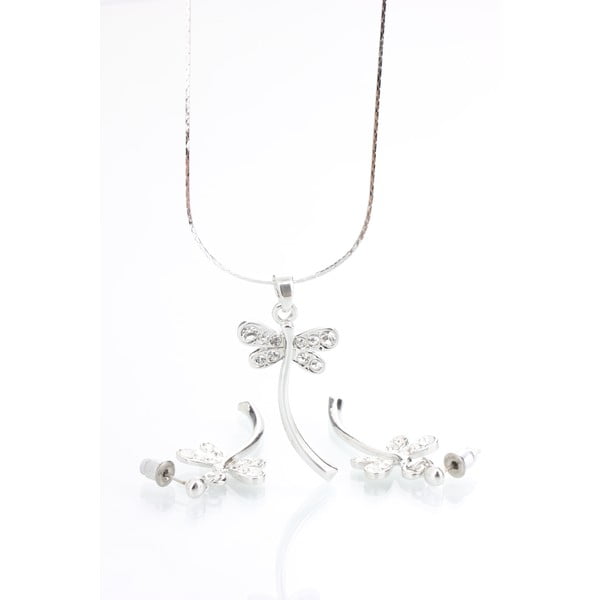 Set náhrdelníku a náušnic s krystaly Swarovski Elements Laura Bruni Tiara