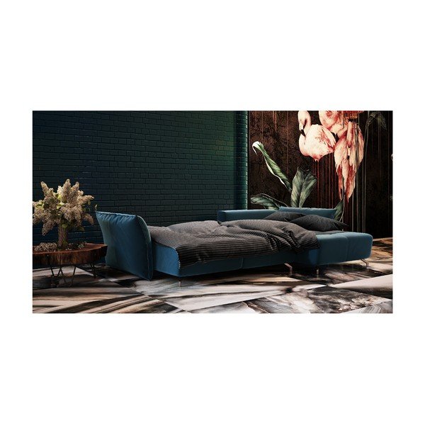 Tumesinine sametne diivanvoodi Devichy Hermes - devichy-image-4