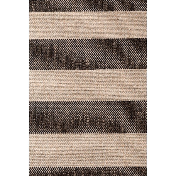 Must/kreemikas käsitsi kootud džuudist jooksja 80x200 cm Playa - Hanse Home-image-4